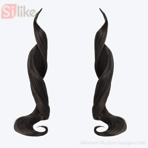 30"SyntheticHeat Resistant Fiber Synthetic Wave Wraparound Pony ponytail hair extensions Long Wavy Ponytail Extensions